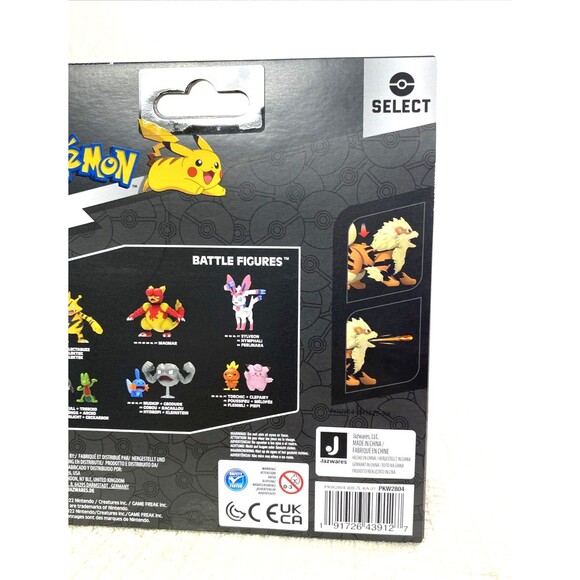 Pokemon Select Evolution Multipack Growlithe and Arcanine Battle Figures Orange - Picture 8 of 10